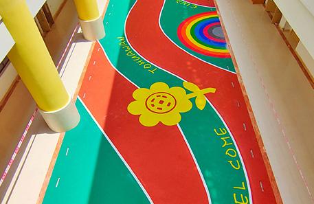 華萬幼兒園室外epdm地膠